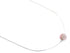 Liquid Sterling Silver And Rhodochrosite Bead Necklace AX99873